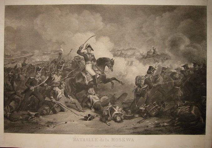 Konig Franz Niklaus (1765-1832) Bataille de la Moskwa. Dédié aux Armées Françaises 1830 ca. Parigi 